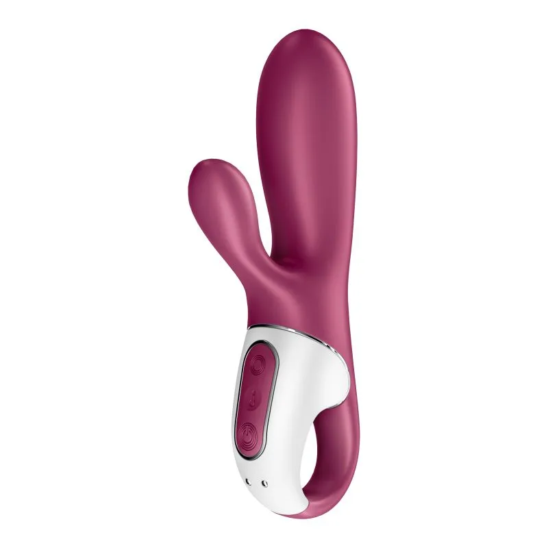 Satisfyer Hot Bunny Warming G-Spot Rabbit Vibrator APP Control USB Dildo Sex Toy