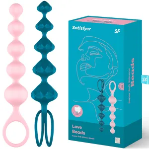 Satisfyer Love Beads Twin 2-Pack Anal Plug Beaded Sex Balls