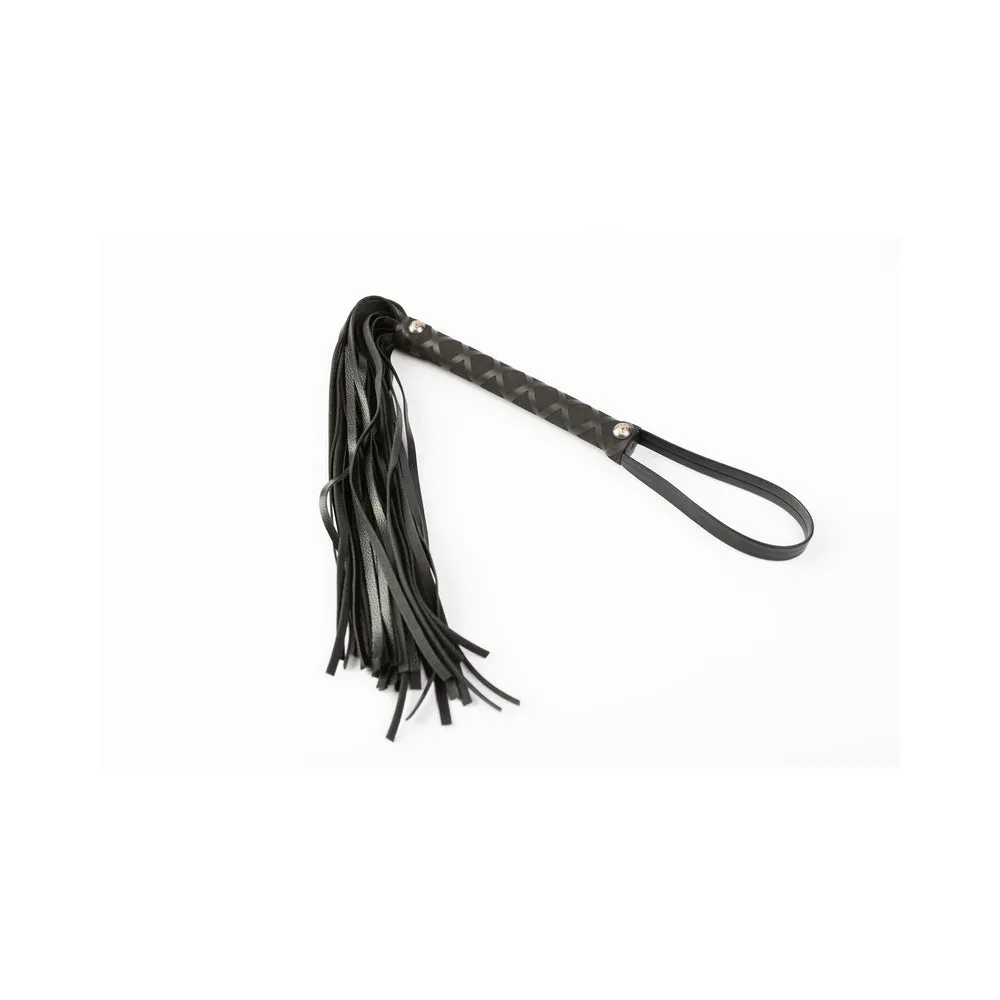 SEI MIO Primed for Punishment Faux Leather Flogger
