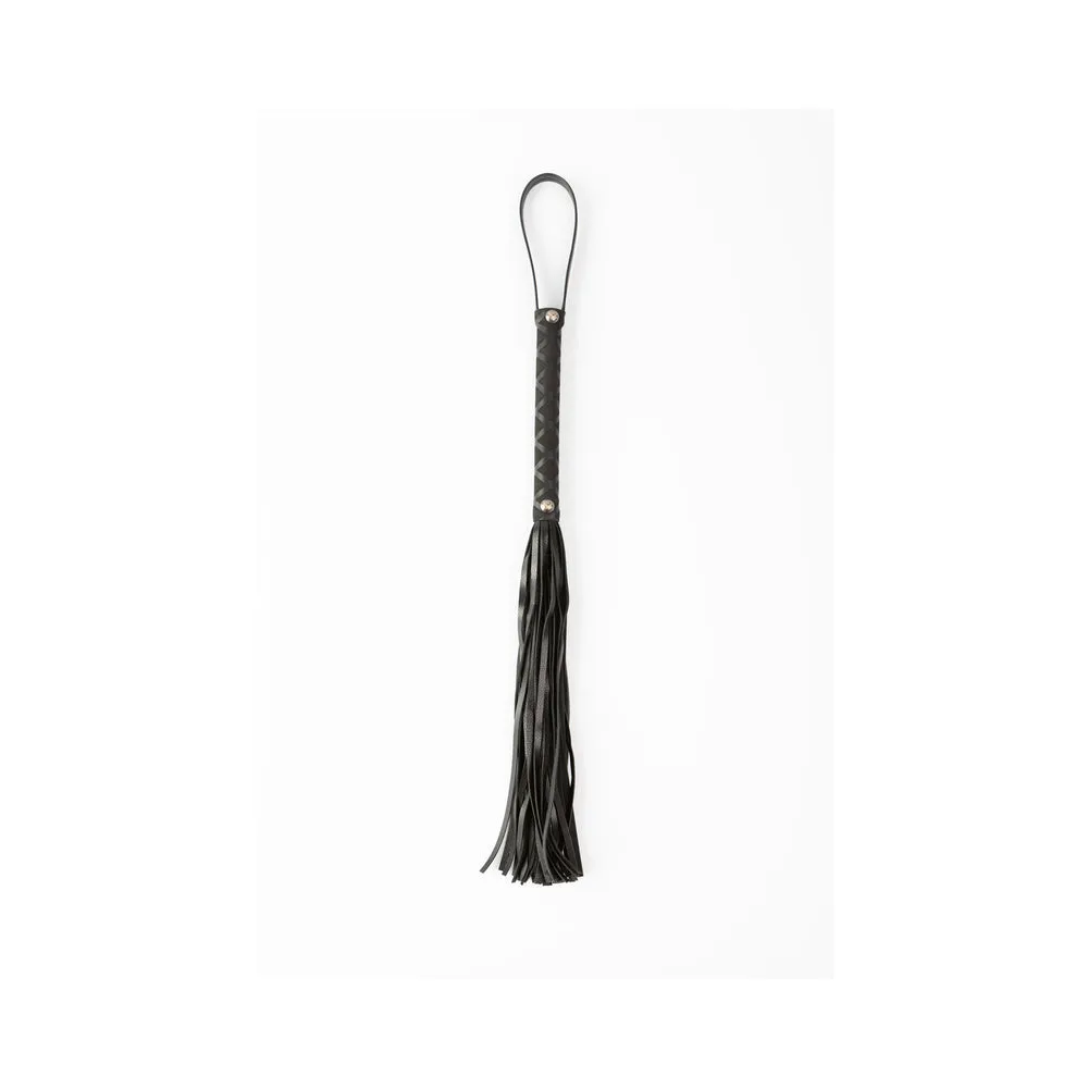 SEI MIO Primed for Punishment Faux Leather Flogger