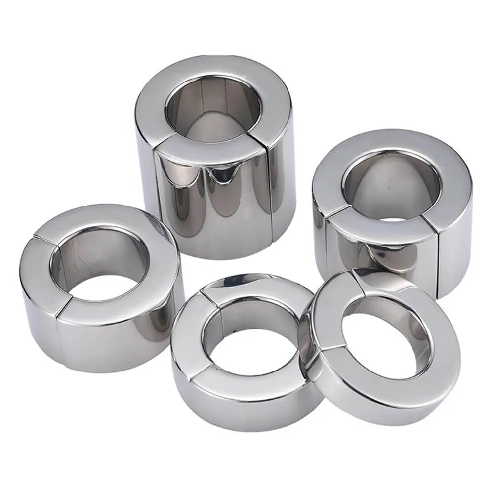 Stainless Steel Magnetic Ball Stretcher Testis Weight For Men