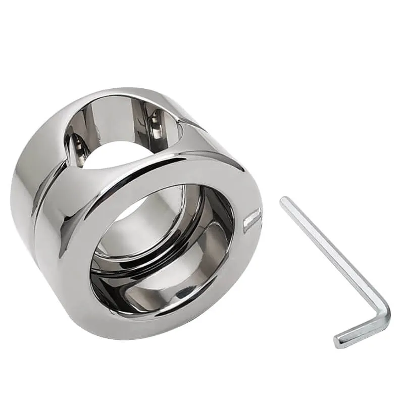 Stainless Steel Scrotum Penis Stretcher Male Sex Toy