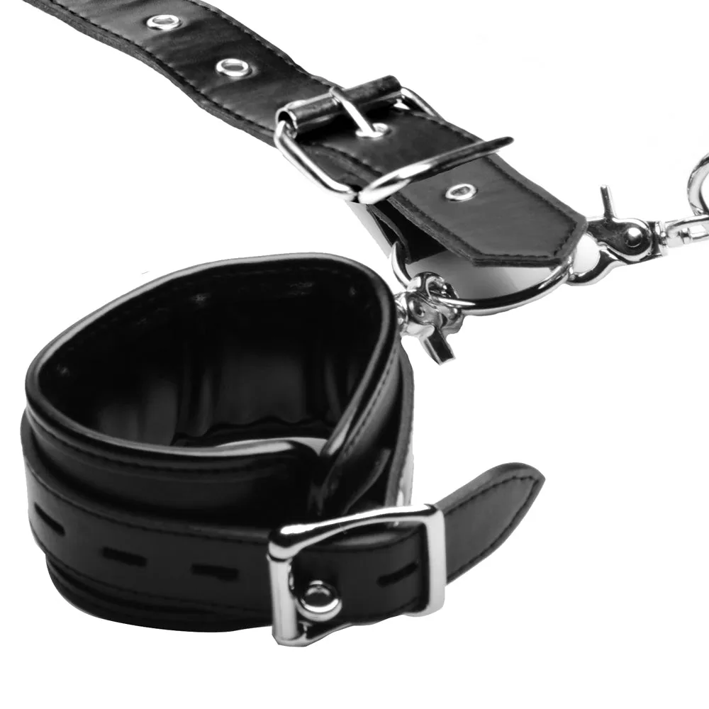 Strict Deluxe Thigh Sling With Wrist Cuffs