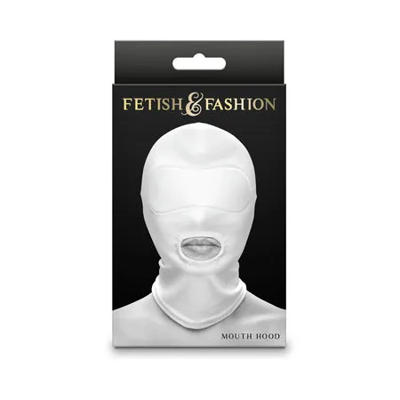 Taboo Mouth Hood White