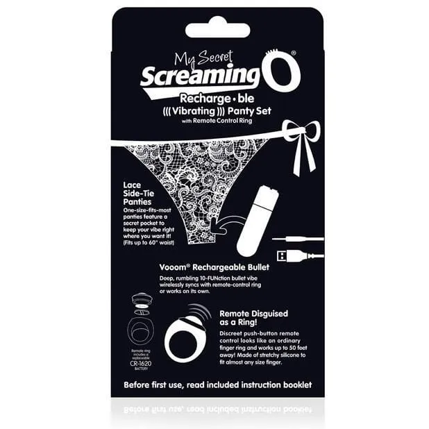 The Screaming O - My Secret Rechargeable Remote Control Panty Vibrator