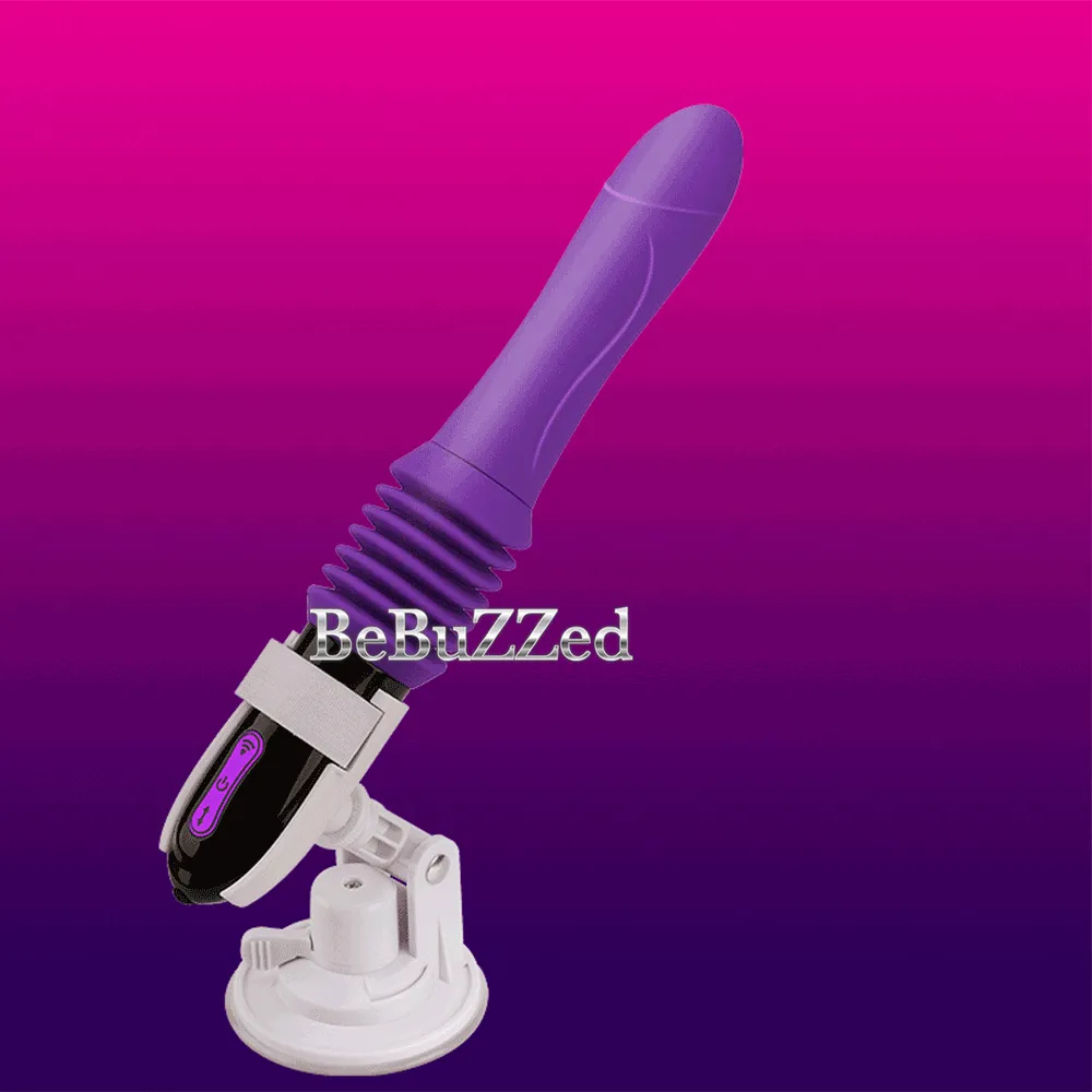Thrusting Sex Machine Telescopic Automatic Dildo Vibrator Suction Cup Sex Toy
