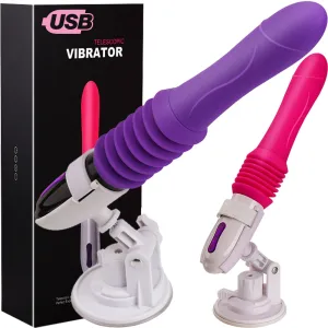 Thrusting Sex Machine Telescopic Automatic Dildo Vibrator Suction Cup Sex Toy