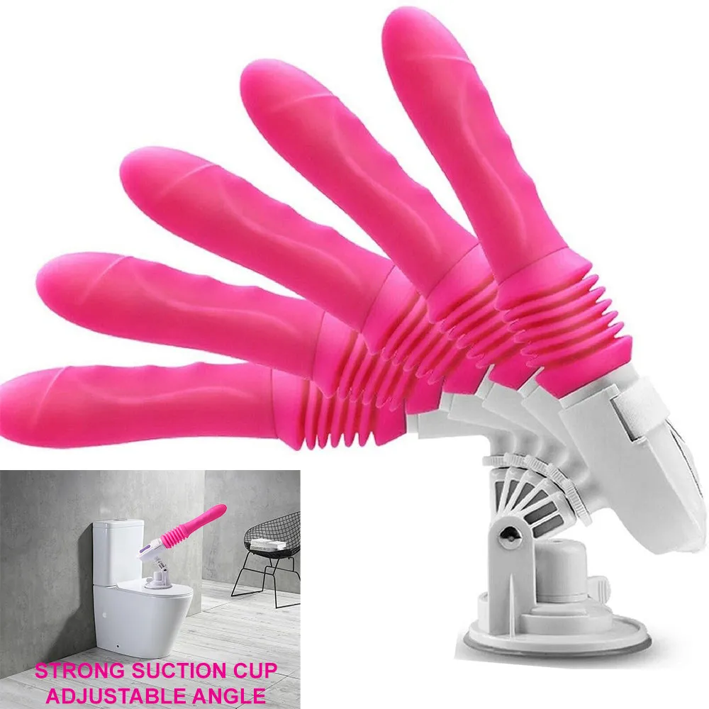 Thrusting Sex Machine Telescopic Automatic Dildo Vibrator Suction Cup Sex Toy