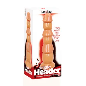 Triple Header 3-Head Dildo