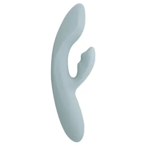Vibrator rabbit SVAKOM CHIKA. pentru clitoris și punctul G. control prin aplicație. cu funcție de încălzire. 6 funcții de vibrație. verde