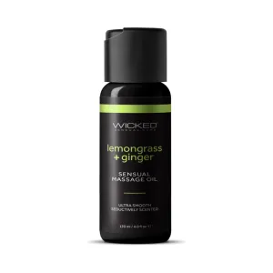 Wicked Lemongrass/Ginger Massage Oil 4oz