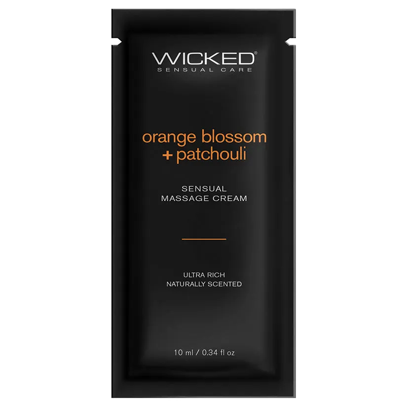 Wicked Sensual Care Orange Blossom & Patchouli Massage Cream  - .34 oz