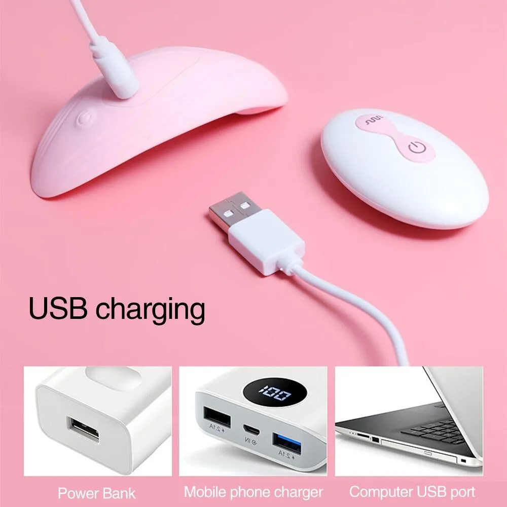 Wireless Remote Control Wearable Thin Light Invisible Vibrator
