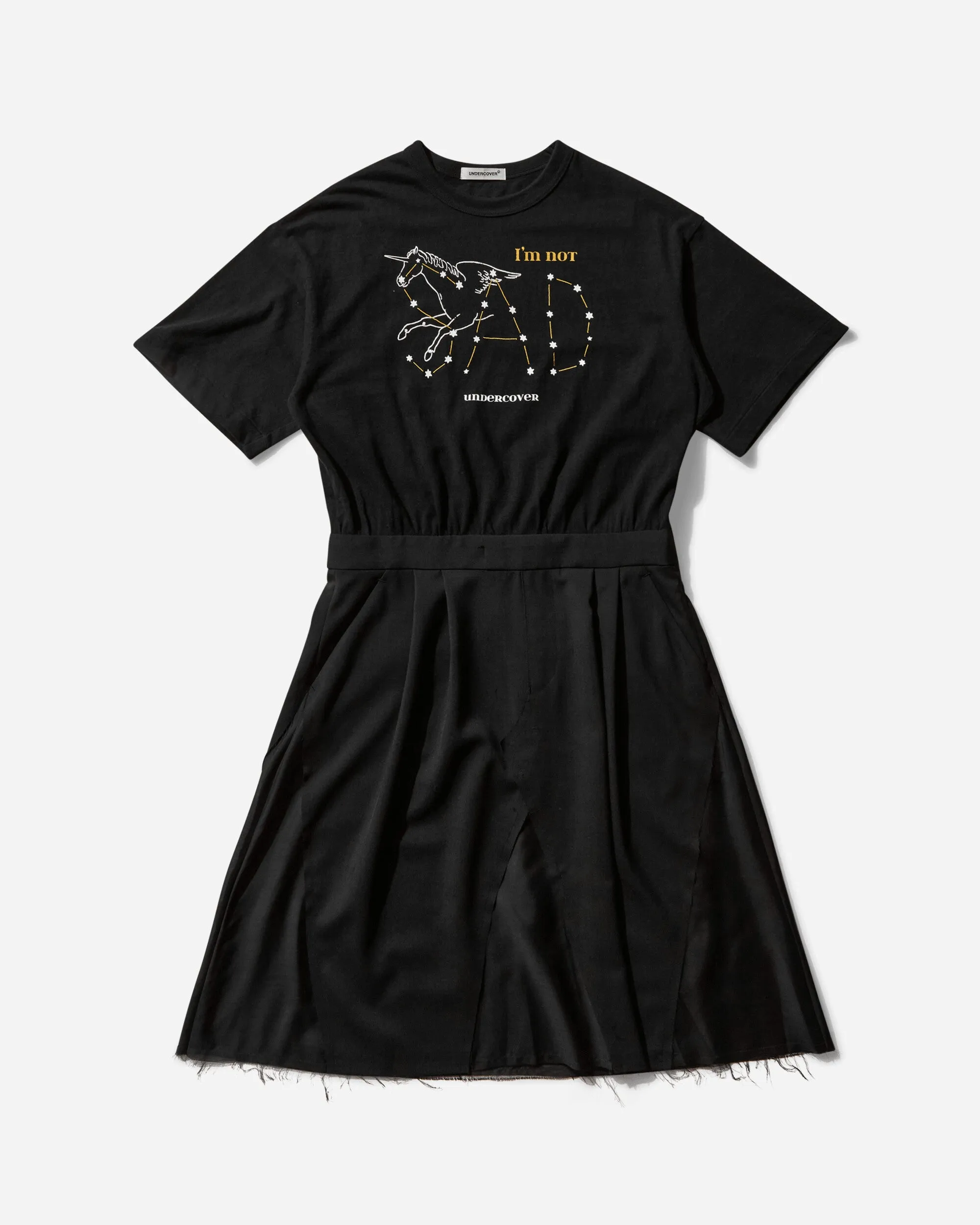 Women's I'm Not Sad Dress Black